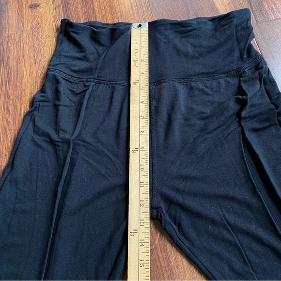 4/$20 Stars Above Modal Skinny Lounge Pants Black Medium Soft High Waist - Picture 5 of 7